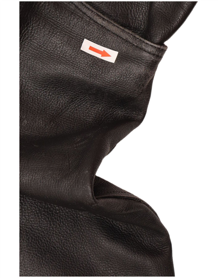 Pantaloni in pelle da uomo Heros By Held W32 L30 Pelle nera