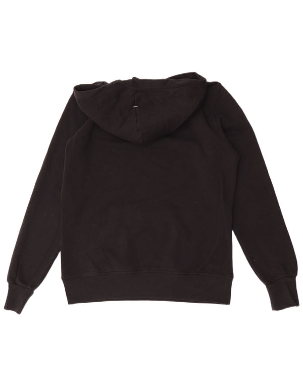 Felpa con cappuccio grafica da donna Champion UK 16 grande cotone nero
