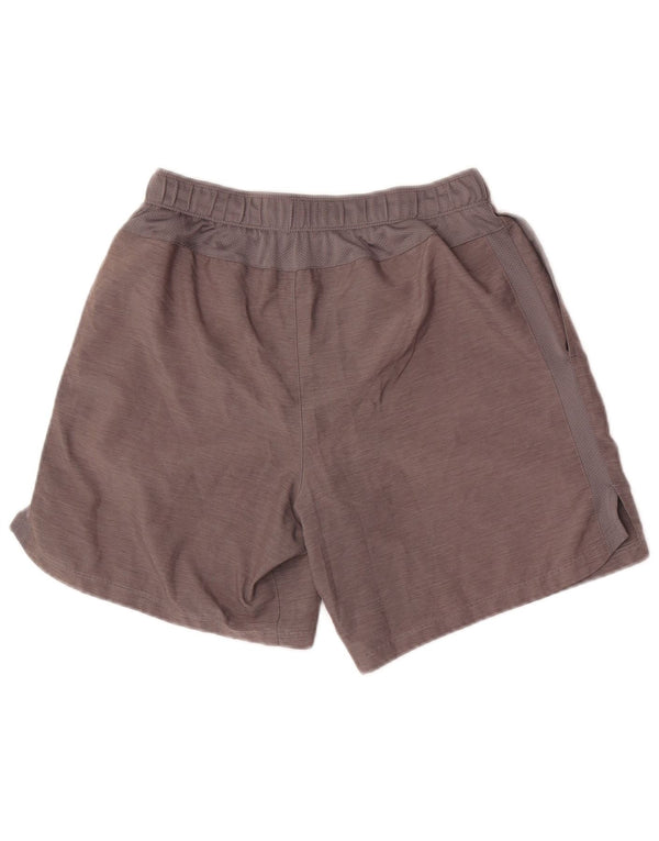 Pantaloncini sportivi Nike Dri Fit da uomo in poliestere grigio medio