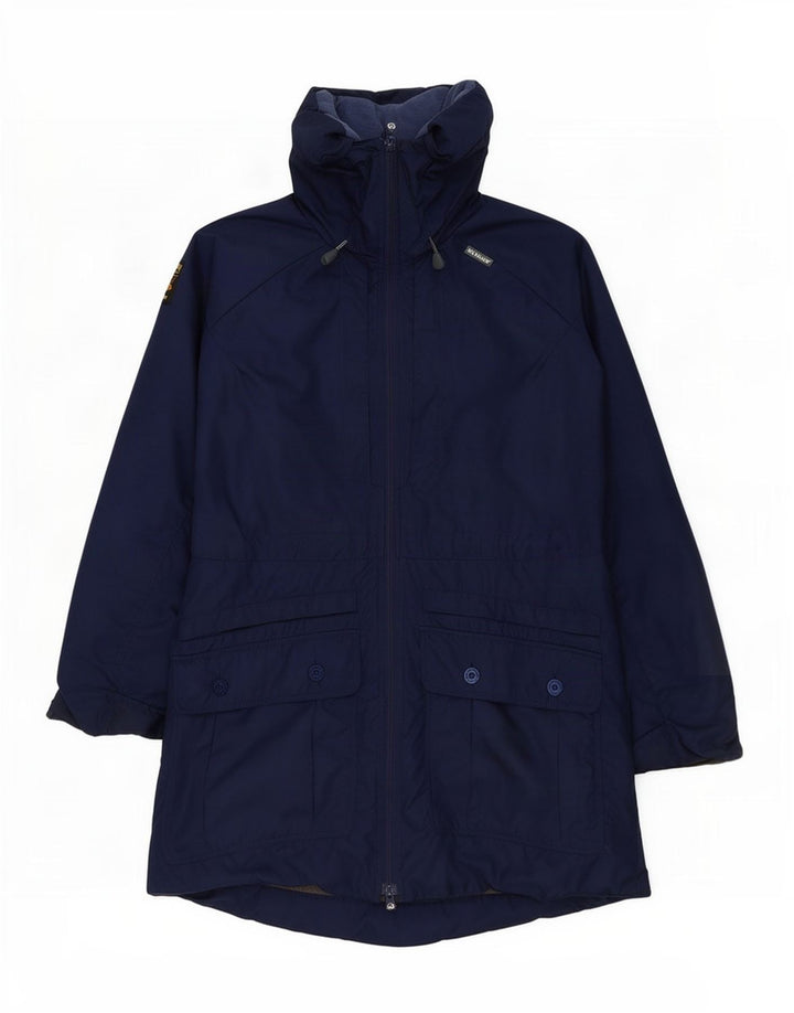 Giacca parka oversize con cappuccio da donna Paramo UK 14 medio blu navy