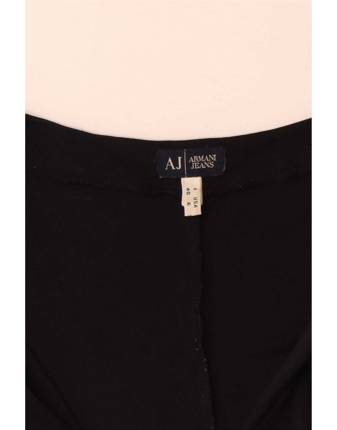 Abito aderente da donna Armani Jeans US 6 medio nero