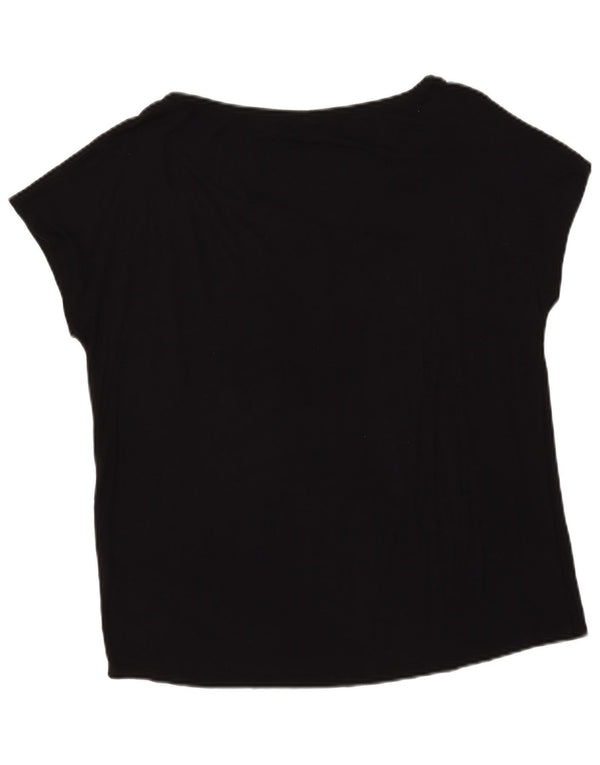 T-shirt grafica da donna Guess UK 20 2XL Nera