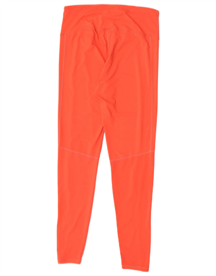 Leggings da donna Superdry UK 16 Large Arancione Poliestere