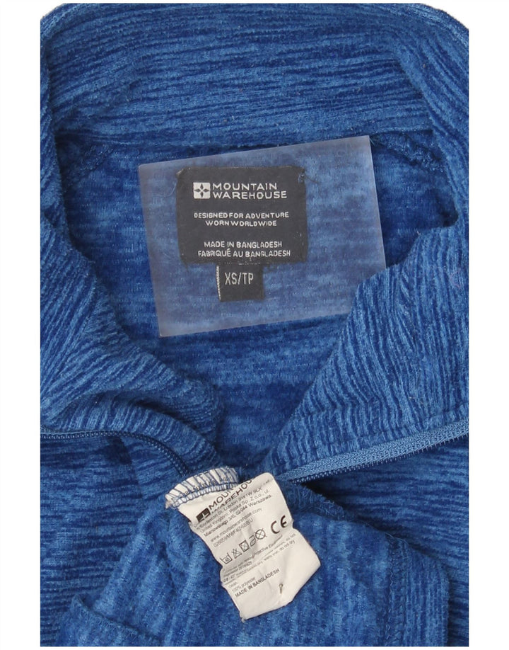 Giacca in pile da uomo Mountain Warehouse UK 34 XS Poliestere chiazzato blu
