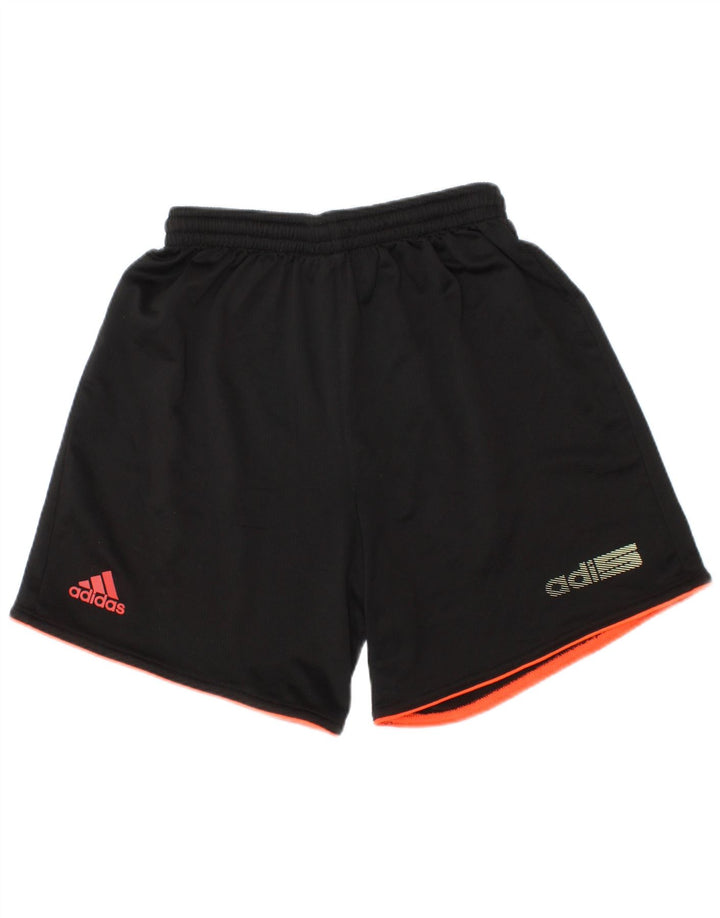 Pantaloncini sportivi Adidas da ragazzo 7-8 anni in poliestere nero