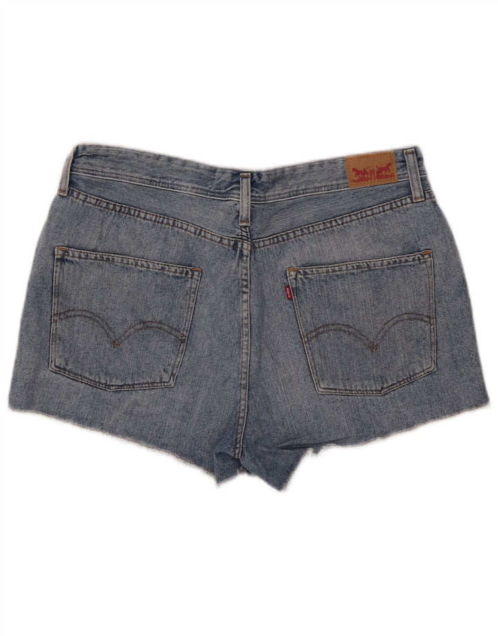 Pantaloncini di jeans da donna Levi's W32 Large in cotone blu