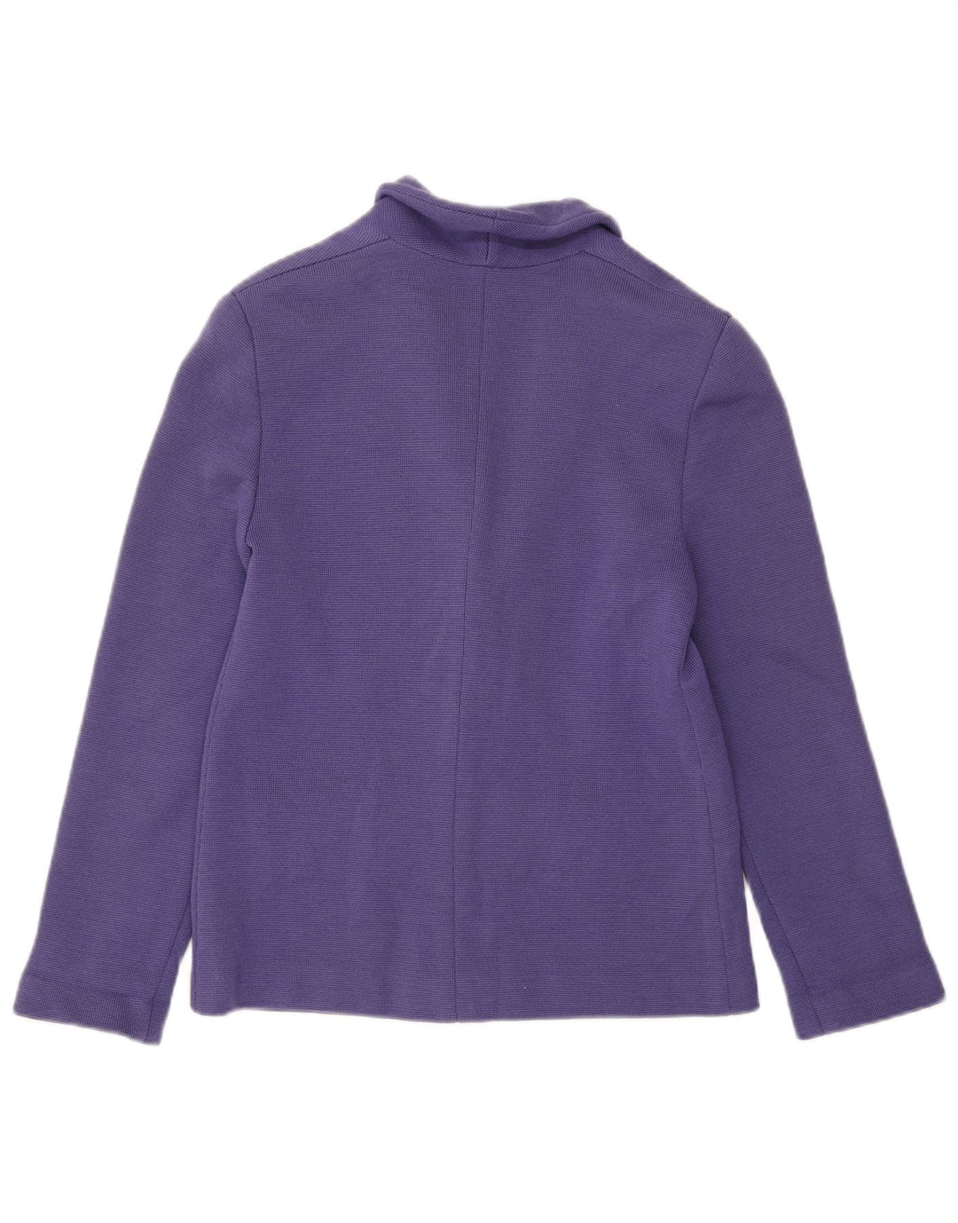 Luisa Spagnoli Giacca da donna in maglia a 2 bottoni da donna UK 10 piccola viola