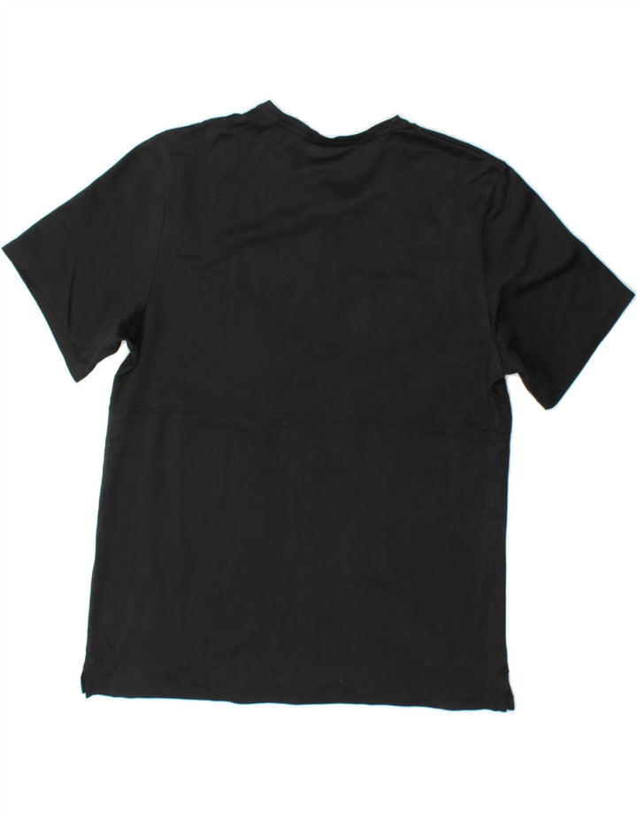 NIKE Mens Dri Fit Graphic T-Shirt Top Medium Black Vintage Nike and Second-Hand Nike from Messina Hembry 