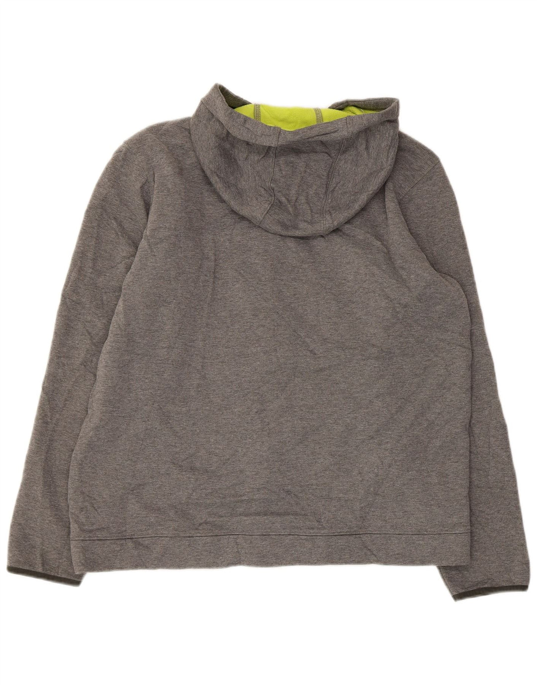 EDDIE BAUER Maglione con cappuccio e zip da uomo grande poliestere grigio