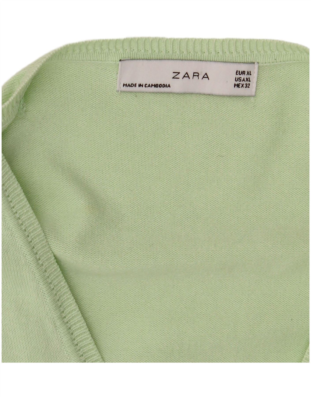 Maglione cardigan da donna Zara UK 18 XL verde