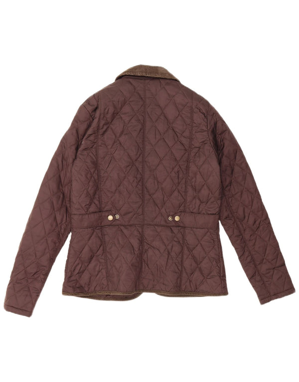 Giacca trapuntata da donna Barbour UK 12 Poliammide marrone medio