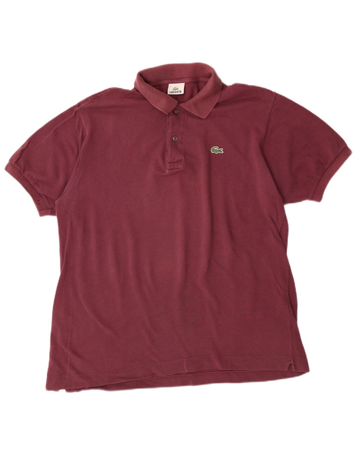 Polo da uomo LACOSTE taglia 5 grande in cotone marrone