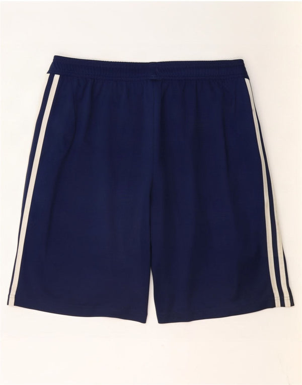 Pantaloncini sportivi Adidas Aeroready da uomo di grandi dimensioni in poliestere blu navy