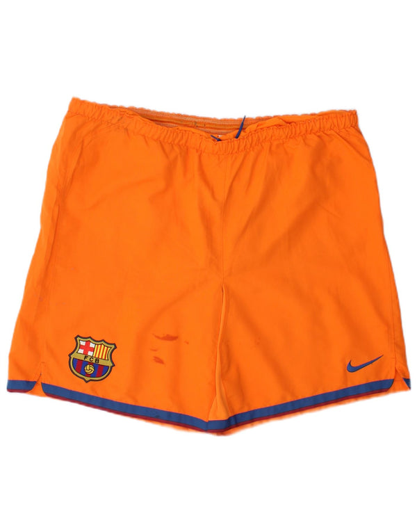 Pantaloncini sportivi Nike Barcelona Graphic Sport da uomo UK 31/33 Poliestere arancione medio