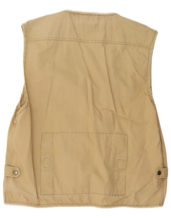Giacca utility da uomo vintage UK 40 grande cotone beige