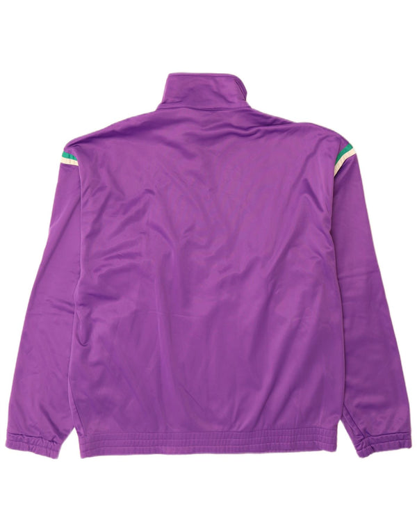 Giacca da ginnastica grafica da uomo Fila IT 56 2XL poliestere viola