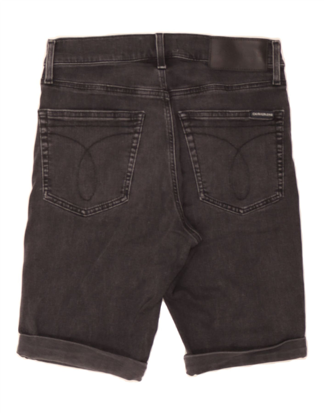 CALVIN KLEIN Womens Denim Shorts W29 Medium Black Cotton Vintage Calvin Klein and Second-Hand Calvin Klein from Messina Hembry 