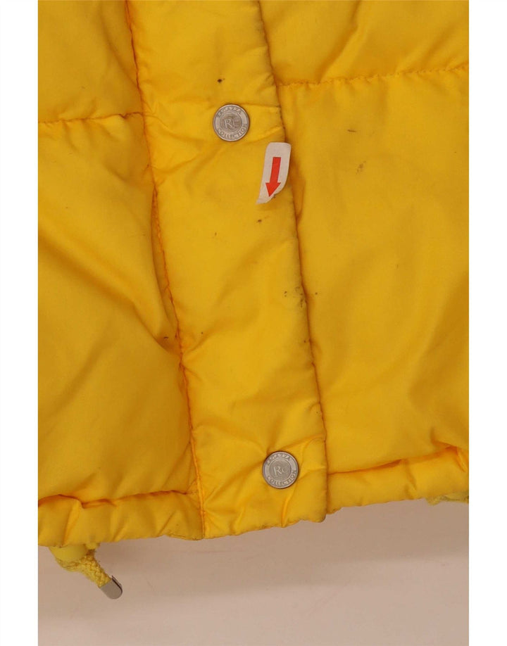Giacca imbottita da donna Ragazza UK 14 Large Giallo in poliammide