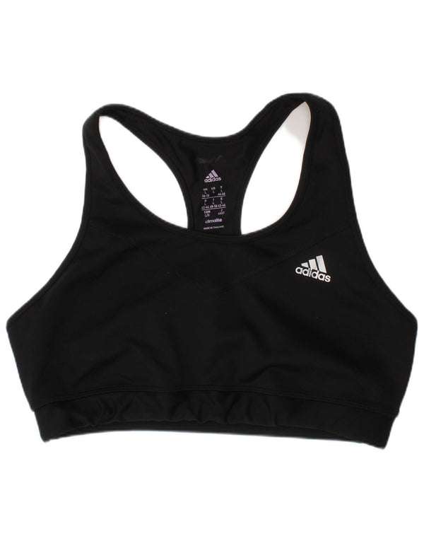 Reggiseno sportivo Adidas Climacool da donna UK 16/18 Large Nero Sportivo