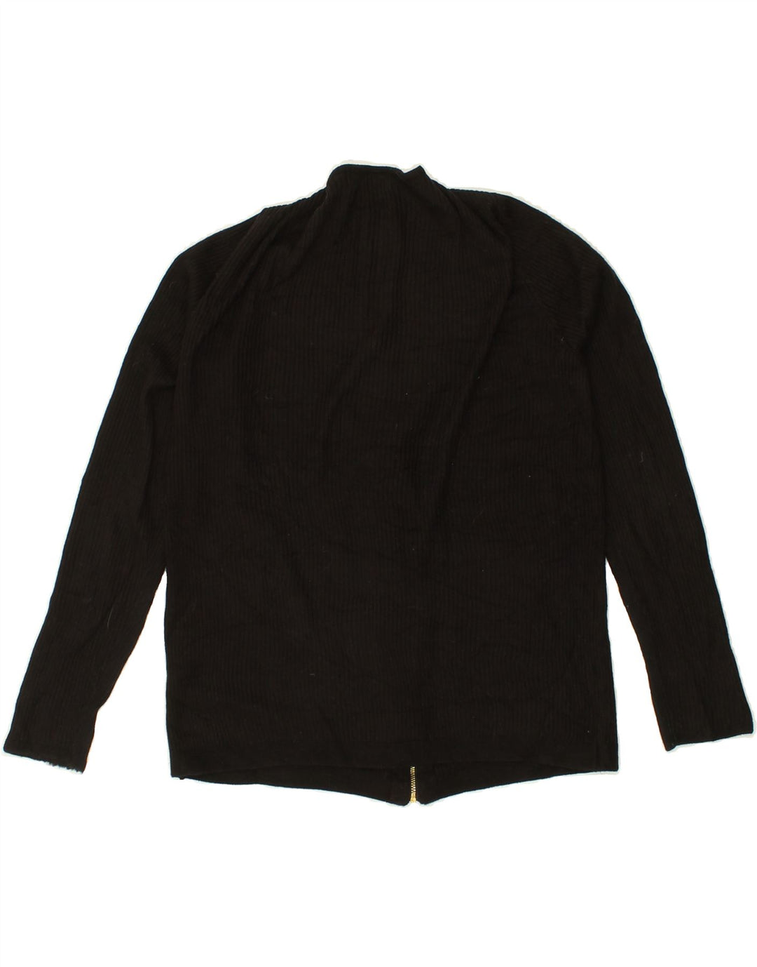 CALVIN KLEIN Womens Oversized Cardigan Sweater UK 10 Small Black Acrylic Vintage Calvin Klein and Second-Hand Calvin Klein from Messina Hembry 