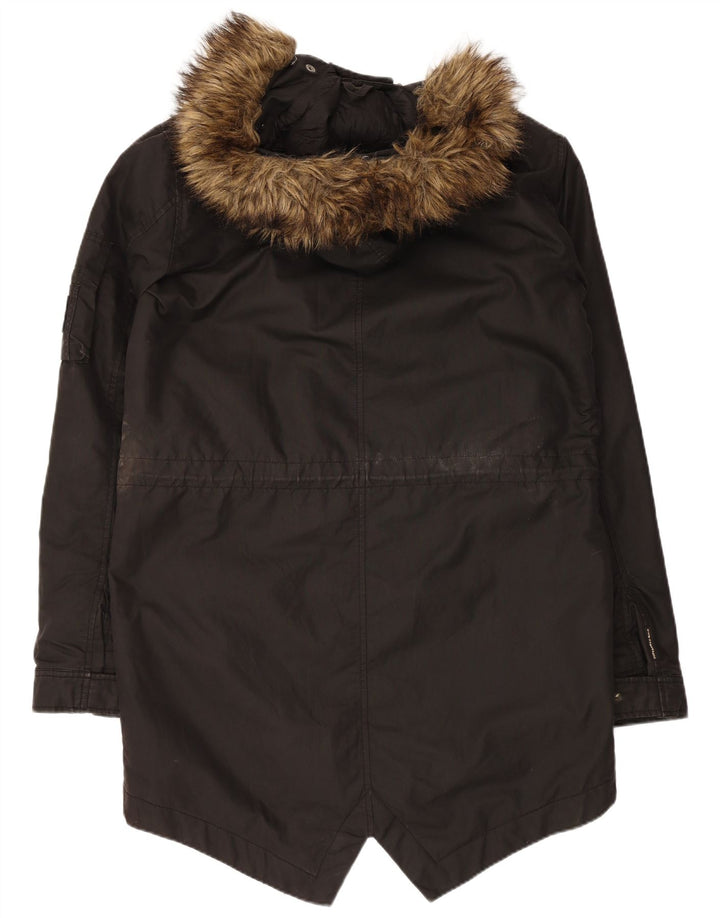 Giacca parka da uomo con cappuccio Superdry UK 38 medio kaki