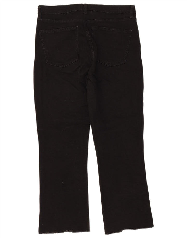 Jeans bootcut a vita alta da donna Zara EU 40 medio W30 L26 neri