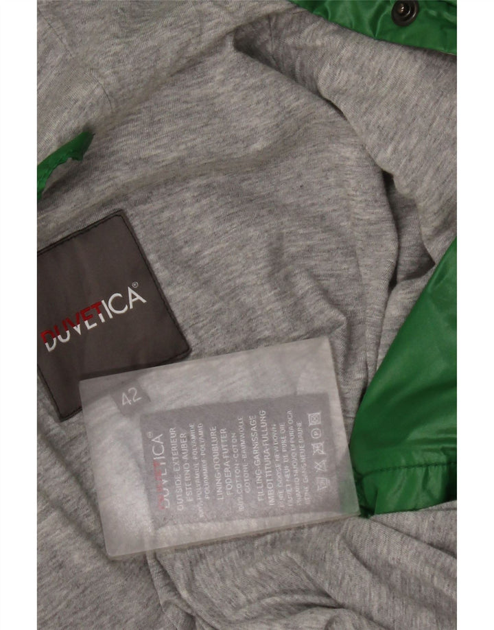Piumino Donna Con Cappuccio Duvetica IT 42 Verde Medio Poliammide