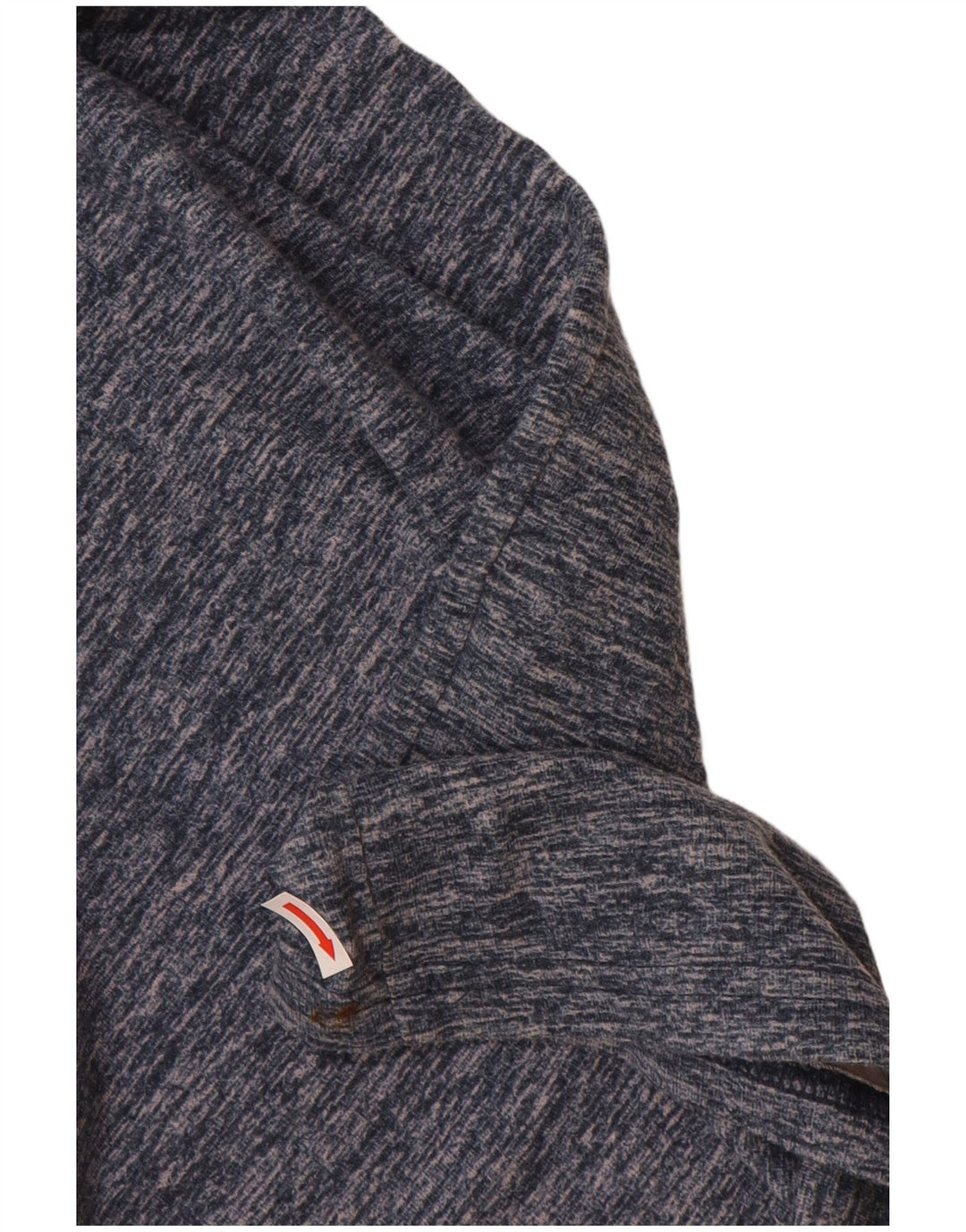 T-shirt da uomo HOLLISTER Top piccola in cotone screziato blu navy