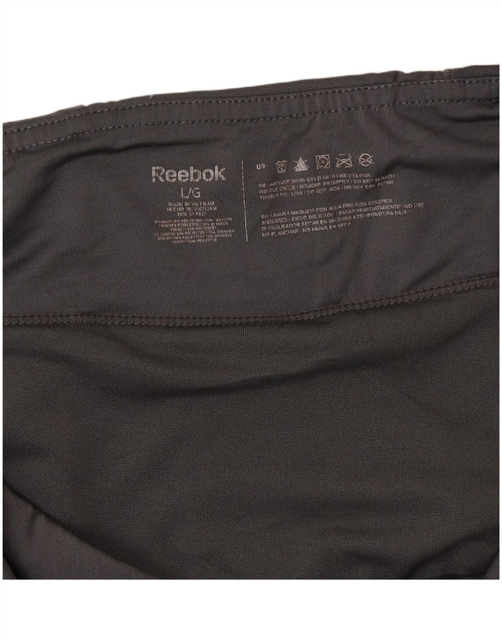 REEBOK Womens Sport Shorts UK 14 Large  Grey