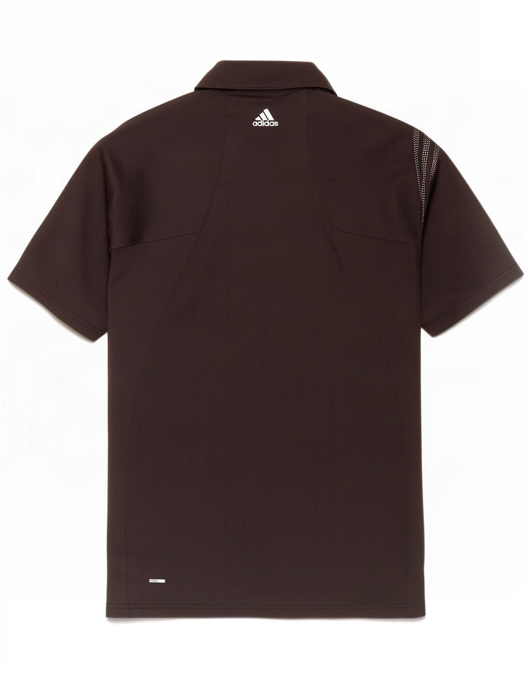 Polo Adidas Climacool da uomo grande in poliestere nero
