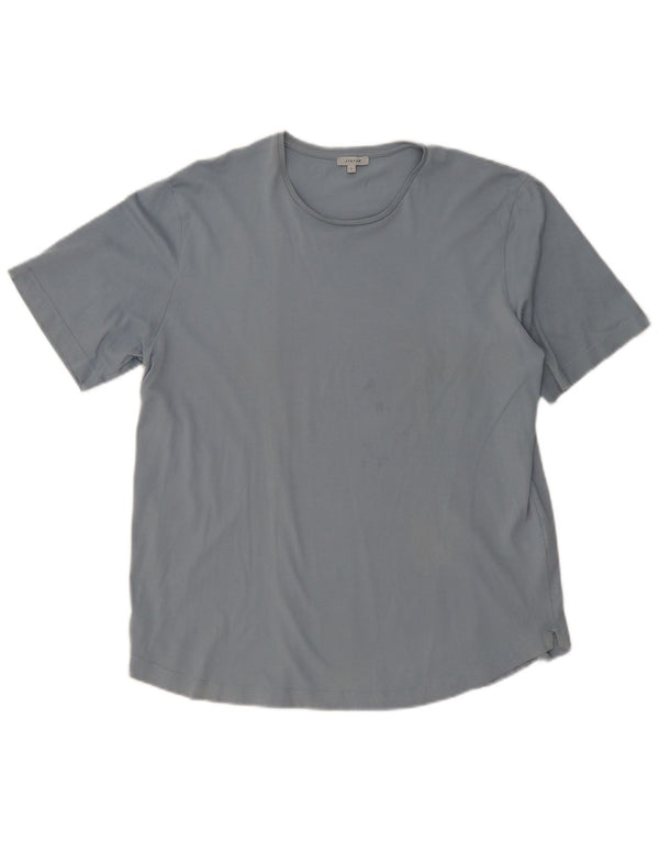 JIGSAW Womens T-Shirt Top UK 16 Large Blue Cotton