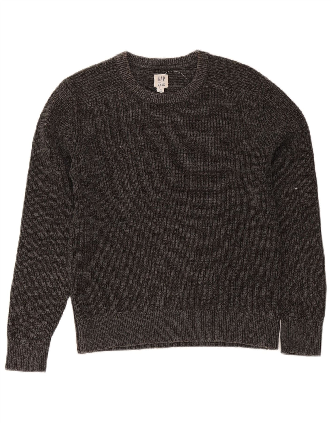 Maglione maglione girocollo da uomo Gap XS in cotone grigio