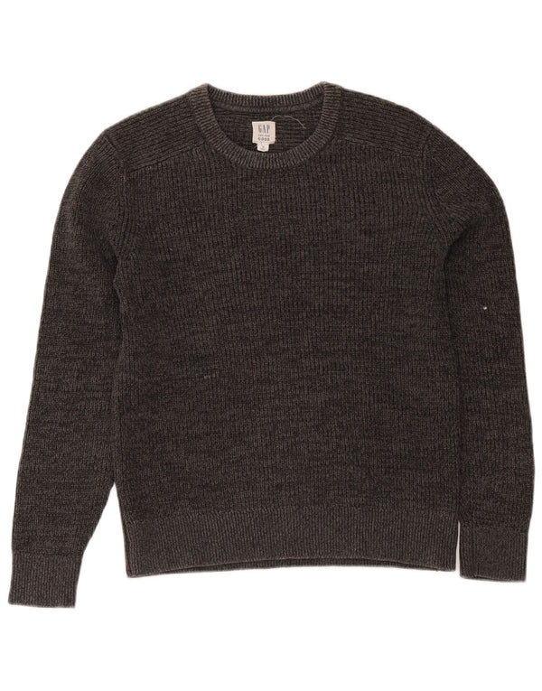 Maglione maglione girocollo da uomo Gap XS in cotone grigio