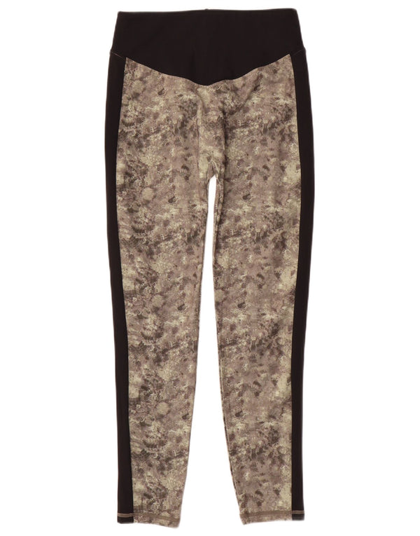 Leggings da donna Ellesse UK 10 Small Poliestere mimetico verde