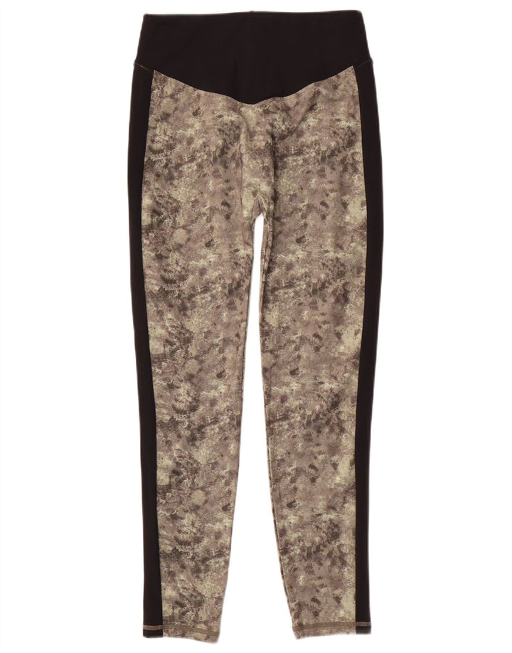 Leggings da donna Ellesse UK 10 Small Poliestere mimetico verde
