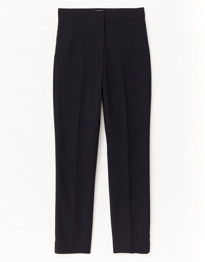 Pantaloni chino slim da donna Zara medi W28 L28 cotone blu navy