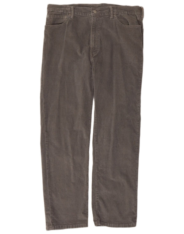 Levi's Uomo 751 Pantaloni dritti in velluto a coste W38 L30 Cotone grigio