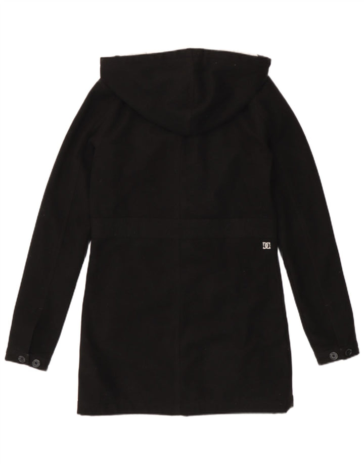 Giacca a vento con cappuccio da donna DC UK 10 piccola in poliestere nero