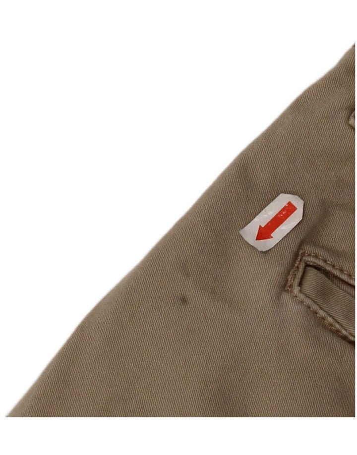 Pantaloncini chino da uomo Harley W36 grandi in cotone beige