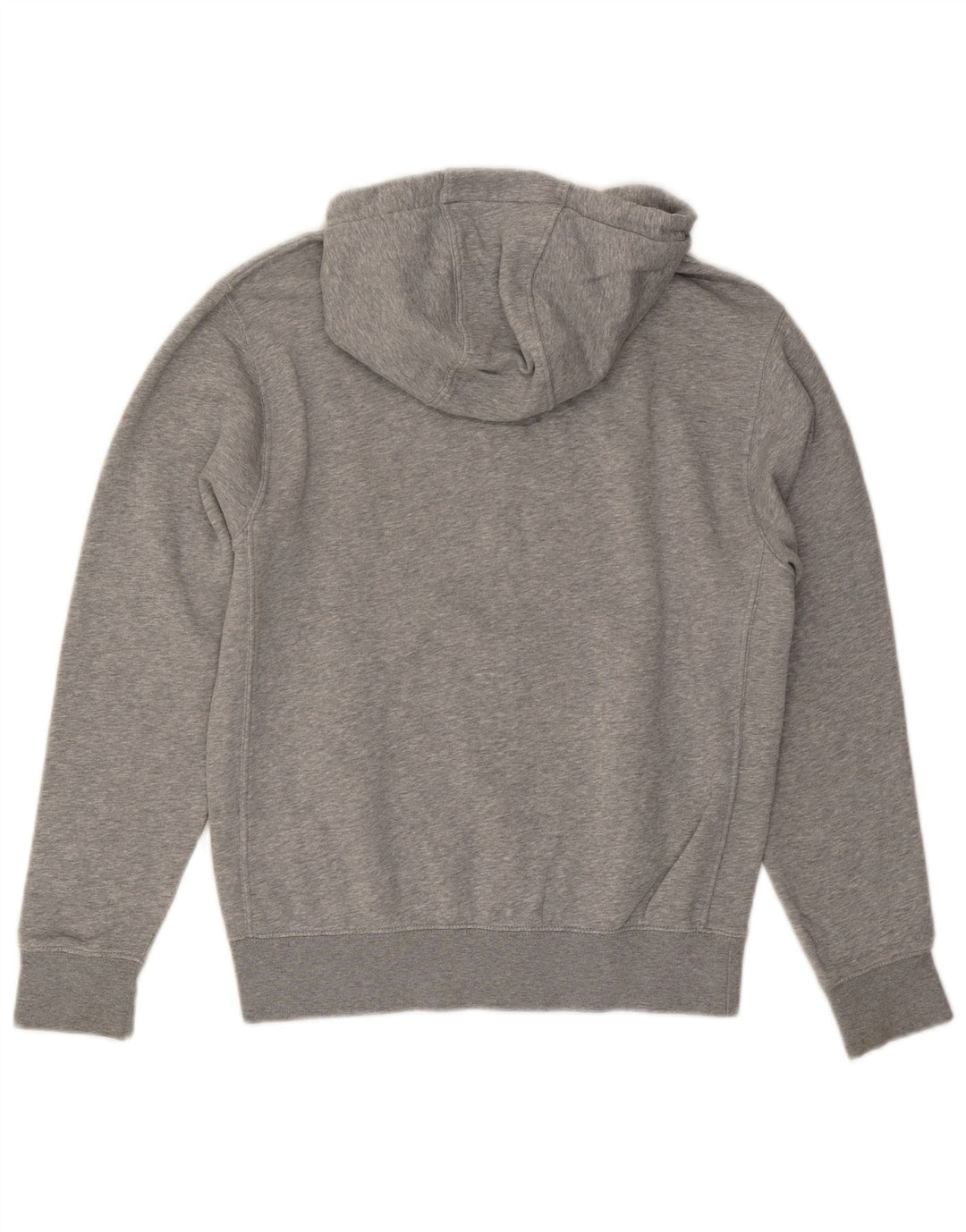 Maglione con cappuccio e zip da uomo NIKE piccolo in cotone chiazzato grigio