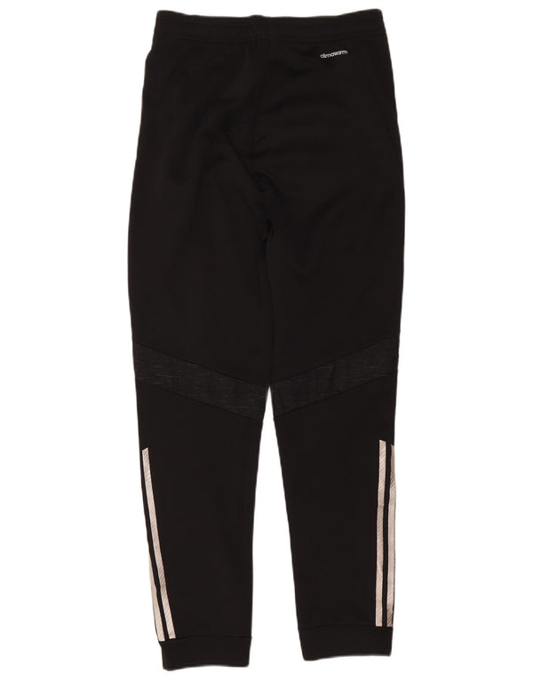 Pantaloni da tuta da uomo Adidas Climawarm Crop Joggers piccoli in poliestere nero
