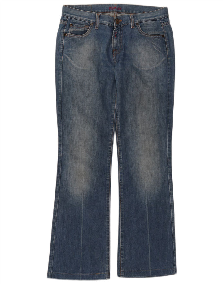 Jeans bootcut da donna Replay W27 L30 cotone blu