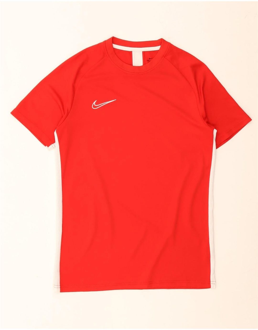 T-shirt Nike Dri Fit da uomo, colore rosso medio, color block