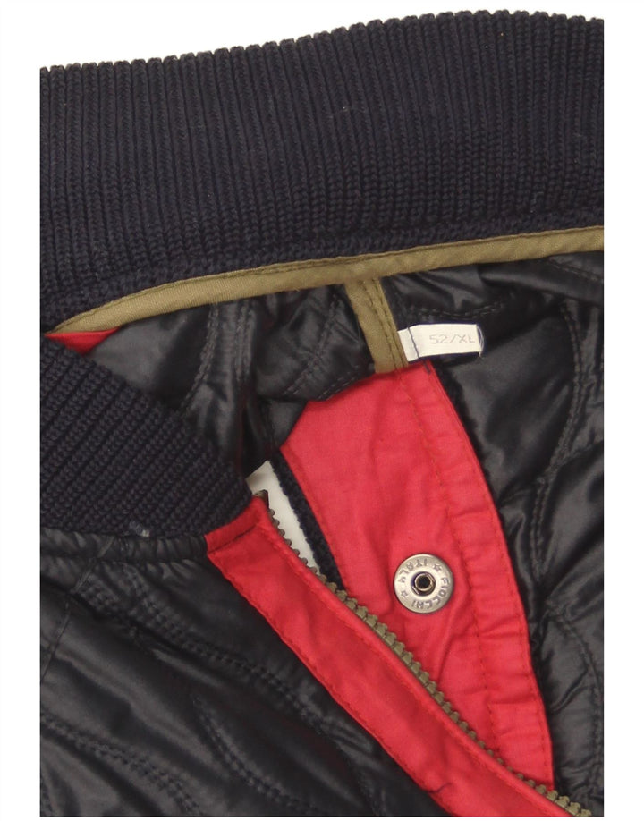 Gilet trapuntato da uomo Iceberg IT 52 XL Blu navy Colourblock in poliammide