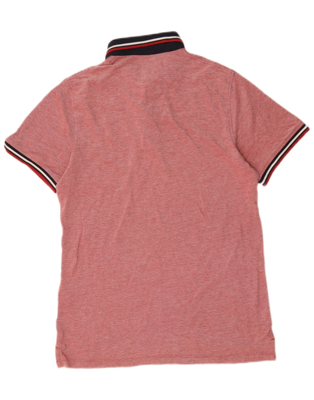 Polo da uomo Jack & Jones grande rossa in cotone color block