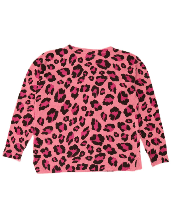 Maglione maglione girocollo da donna Marks & Spencer UK 14 Rosa medio