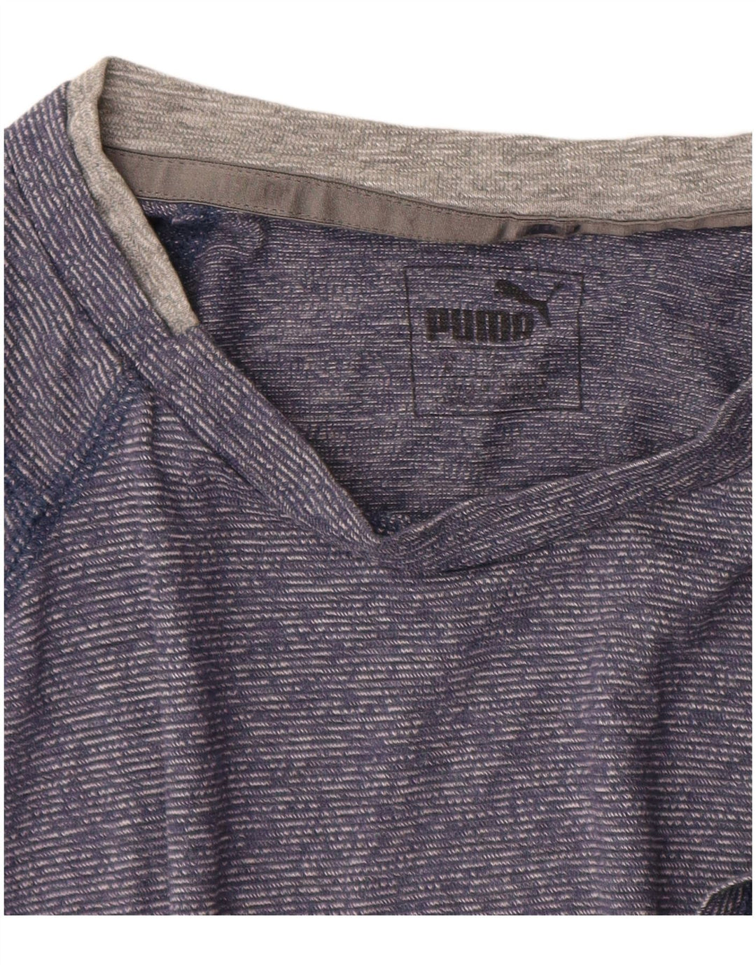 T-shirt da uomo PUMA Top blu medio gessato