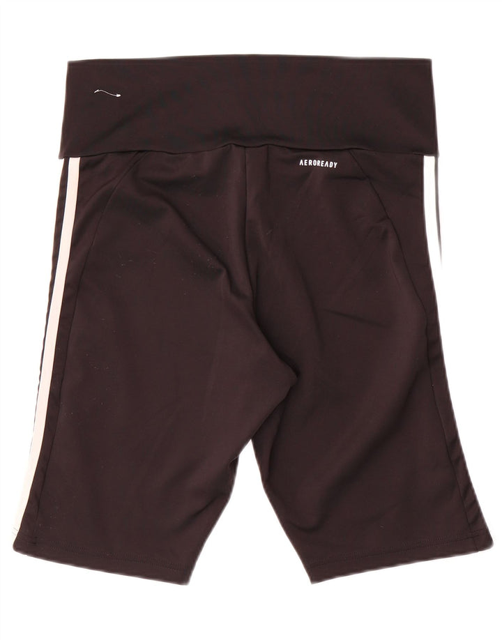 Pantaloncini sportivi Adidas Aeroready da donna UK 12/14 Poliestere nero medio