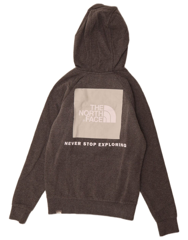 Felpa con cappuccio grafica da uomo The North Face XS in cotone grigio