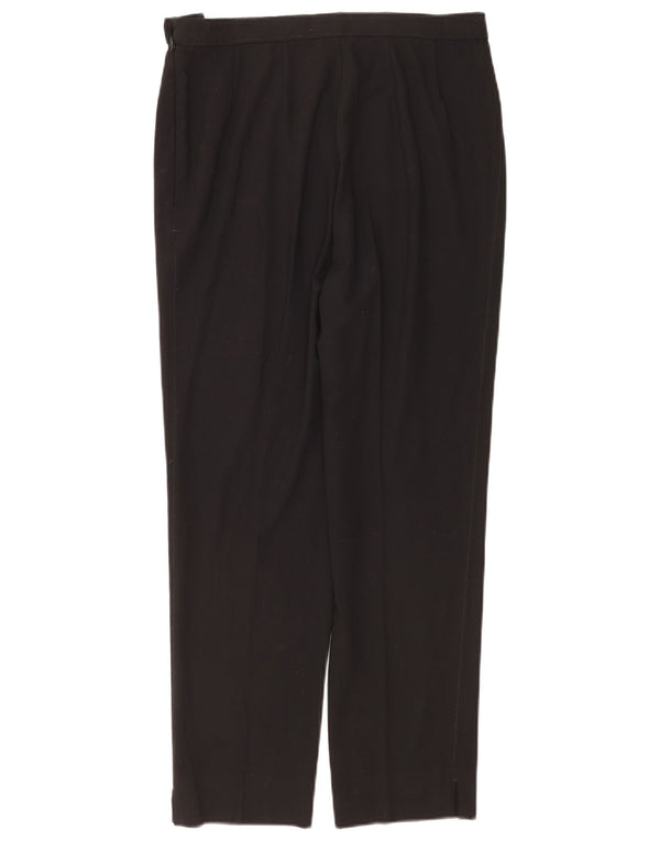 Pantaloni casual dritti da donna Marks & Spencer UK 14 Large W32 L29 neri